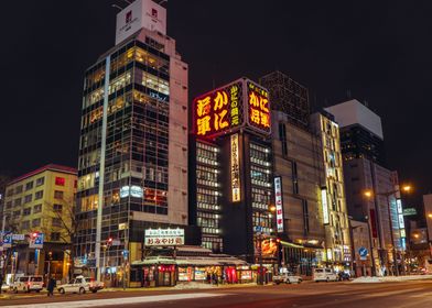 Sapporo by night Japan