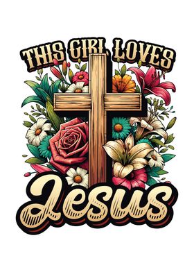 Christian Girl Loves Jesus