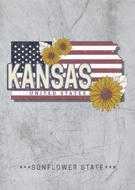 Kansas Map United States