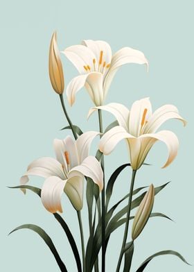 White Lily Easter Flower