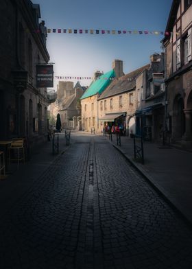 In the streets of Roscoff