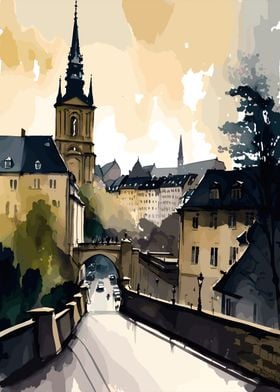 Luxembourg Color Painting