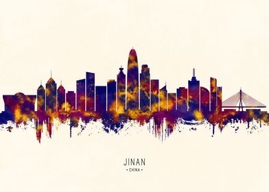 Jinan China Skyline