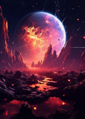 Exploding Planet