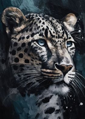 Oil Painted Leopard