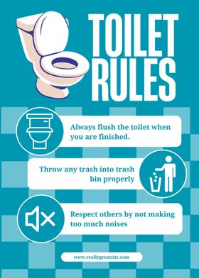 bathroom rules           