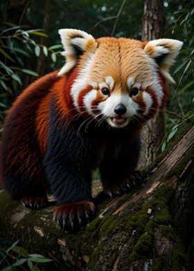 Red panda wildlife