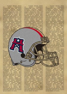 Houston Roughnecks Helmet
