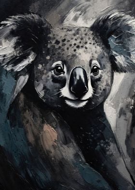 Oil Painted Koala
