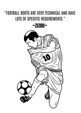 Z. Zidane Football Quote