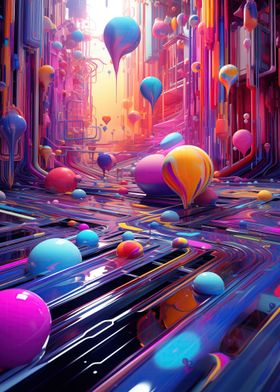 Vibrant Colorful Universe 