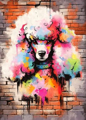 Poodle Graffiti Street Art