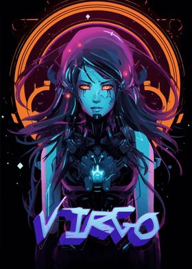 Cyberpunk Zodiac Virgo