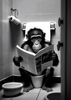 Monkey Gorilla Funny Bathr