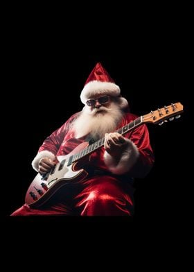 Santa play Guitar for all