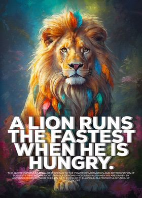 Lion Runs the Fastest