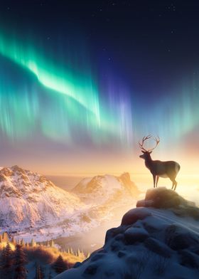 Northern Lights Sunset