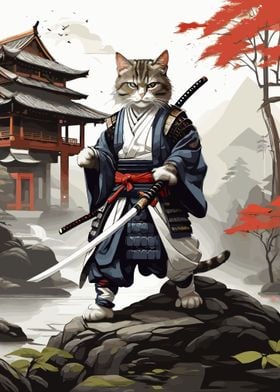 Samurai Cat