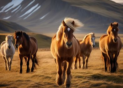 Horses Animals in Nature