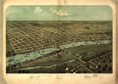East Saginaw MI 1867
