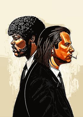 pulp fiction art movies