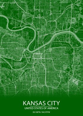 Kansas City MO Green Map