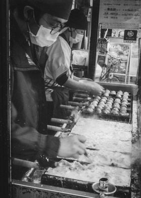 Takoyaki Stand in Osaka