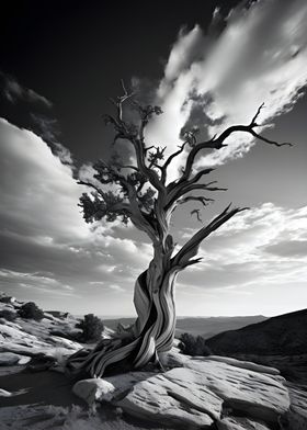 Photo Monochrome Tree