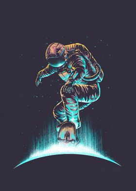 Astronaut in space