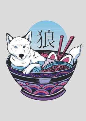 Wolf In Ramen Bowl