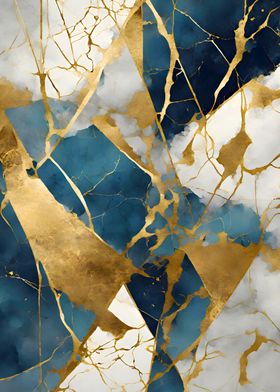 Abstract Kintsugi Dreams 