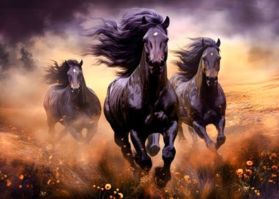 Three Horses Race