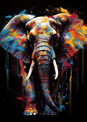 Elephant Abstract