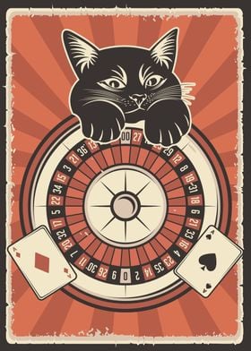 Cat Roulette Wheel