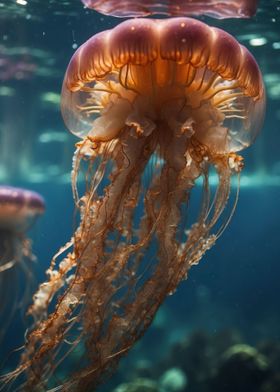 Jellyfish Underwater