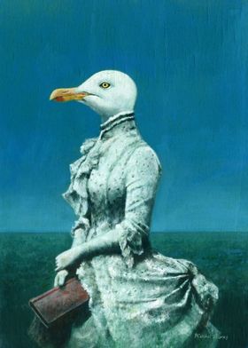 Victorian Seagull Lady