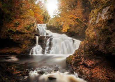 Reekie Linn Waterfall