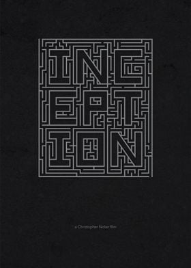 Inception Maze Poster