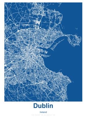 Dublin city map