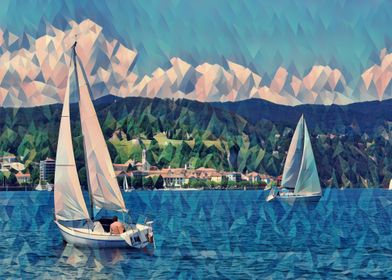 Sailing on Lake Maggiore