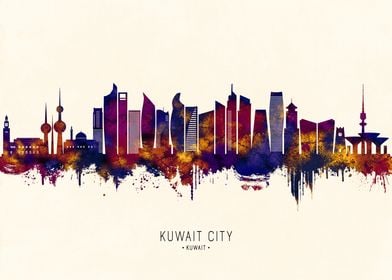 Kuwait City Kuwait Skyline