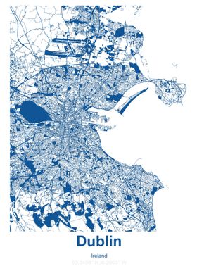 Dublin city map