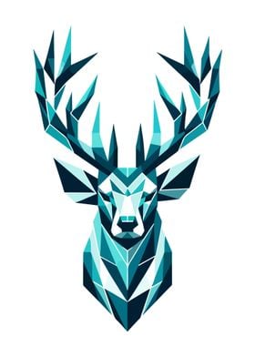 geometric deer