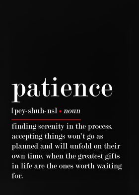 Patience Definition Quote