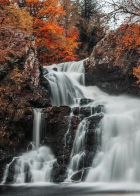 Reekie Linn Waterfall