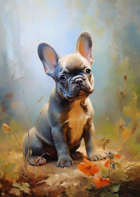 French Bulldog Gray puppy