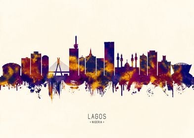 Lagos Nigeria Skyline