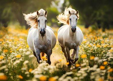 Dynamic Arabian Horses