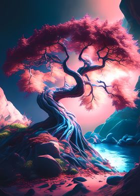 fantasy sakura tree 