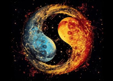 Fire and Water Yin Yang